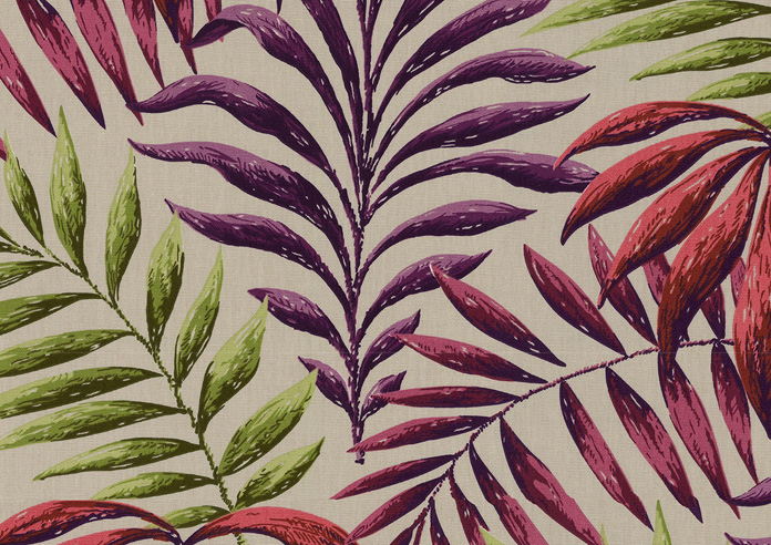 Manila, Cranberry - Roman Blind - Image 6